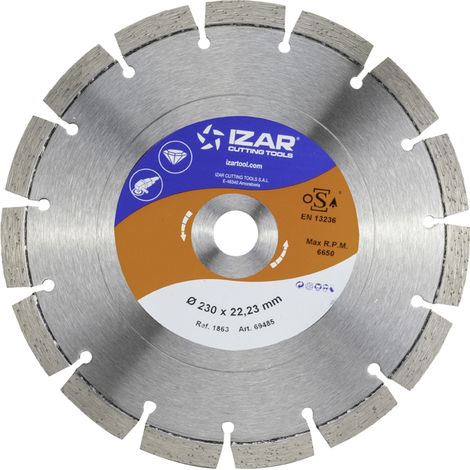 Disco 230 x 12 mm Diamante Cantero -1863- IZAR (1/4)
