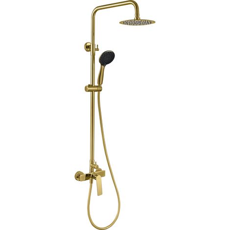 SKY BATH CDG006/ORO GLORY Conjunto Ducha Monomando Oro Cepillado - ref: CDG006/ORO