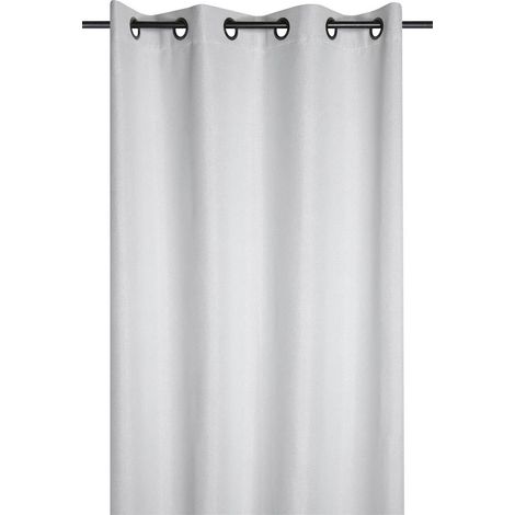 Rideau occultant  -  - Effet tweed Ecru 140x260 cm (1/3)