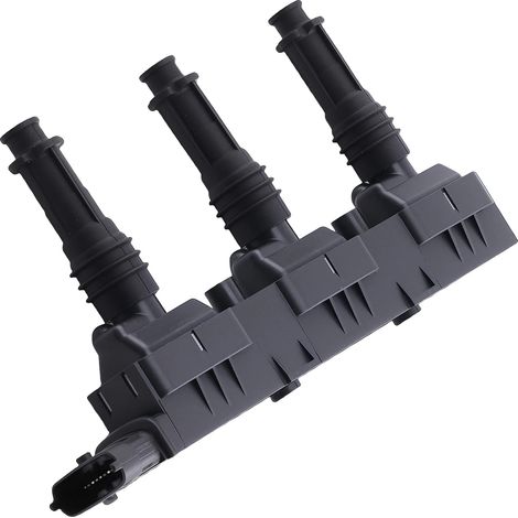 Kit de bobina de encendido, plástico de alta calidad, 10 cm x 5 cm x 4 cm, Compatibilidad: Vauxhall Corsa B C 1.0L Z10XE (2000-2003), Tensión nominal: 12 V, Corriente nominal: 4 A (1/5)