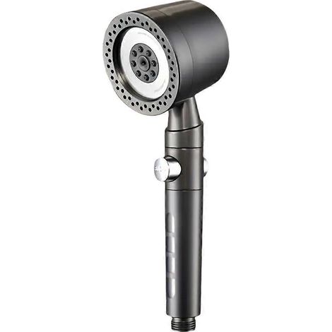 Pommeau de douche filtrant haute pression à économie d'eau avec 5 modes  douchette à main avec arrêt automatique par simple pression d'un bouton. (1/5)