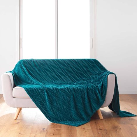 Douceur-dinterieur Plaid Komfort Blau 180 x 220 cm