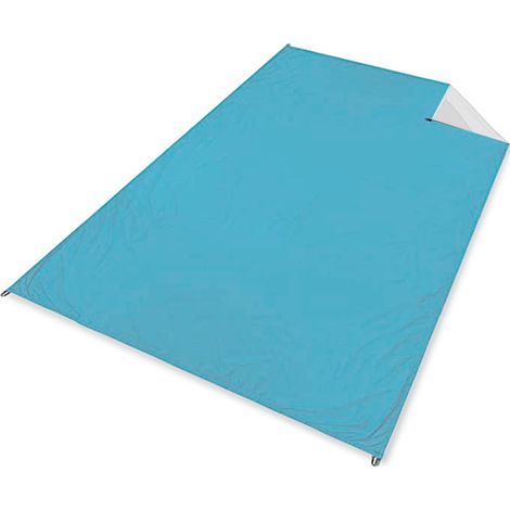 1 Tapis de plage anti-sable, imperméable, bord renforcé, facile à plier, pour pique-nique et camping (1/4)