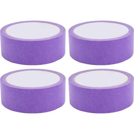 4 rouleaux de ruban de masquage de qualité supérieure pour peintre, ruban bleu, ruban de peinture multi-usages, peinture, bricolage, décoration, étiquetage, sans résidus, facile à retirer (1/5)