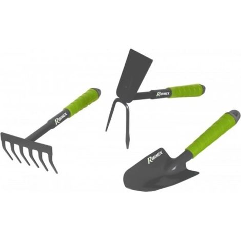 RIBIMEX - PROFX3/P1 - Set da giardinaggio - (Paletta Rastrello Zappetta) - 3Pz (1/5)