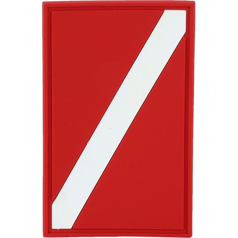 PVC-Taucherflaggenaufnäher für Rucksack – Ersatzzubehör für Taucher (1/5)