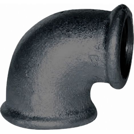 Winkelstück verformbar 90° schwarz, 40x49, weiblich