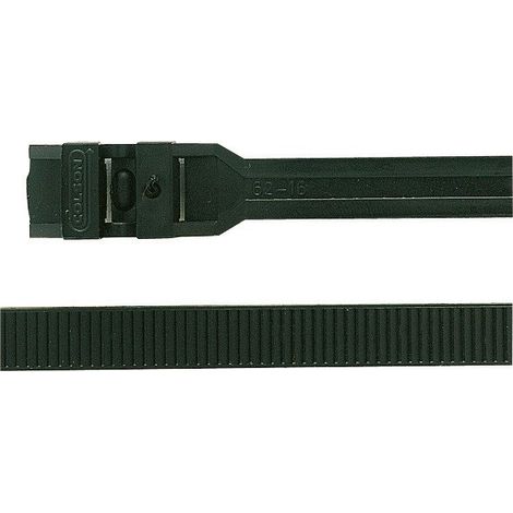 Schwarz Kabelbinder-Halsband 128 x 7,6 x 22 20
