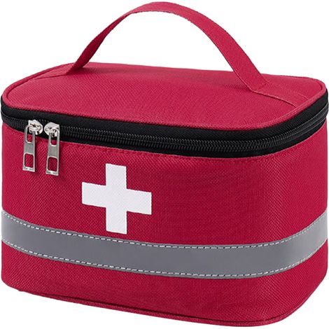 Sac de premiers secours, trousse de premiers secours, sac de rangement médical vide, sac de traumatologie pour trousses de premiers secours d'urgence, voiture, extérieur (1/5)