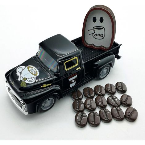 Ensemble de décoration rétro pour coin café/station-service, modèle Ford F-100 noir de 1956 ( ) (1/2)