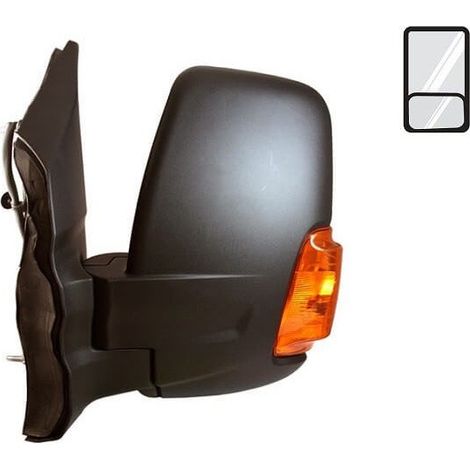 Rétroviseur rabattable électriquement gauche chauffant feu orange bras court Ford Transit MK8 phase 1 2014-2019