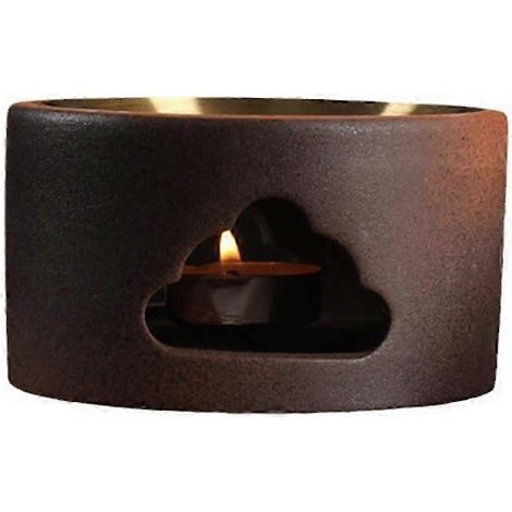 porte-bougie chauffant brûleur d'encens à huile essentielle club lampe aromatique café en poudre San FDQ (1/5)