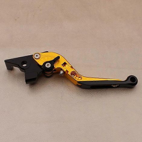 Poignée de frein pour moto MT09/MT07, petite poignée de klaxon modifiée pour Huanglong 600/300 (dorée), modèle domestique Ninja. (1/5)