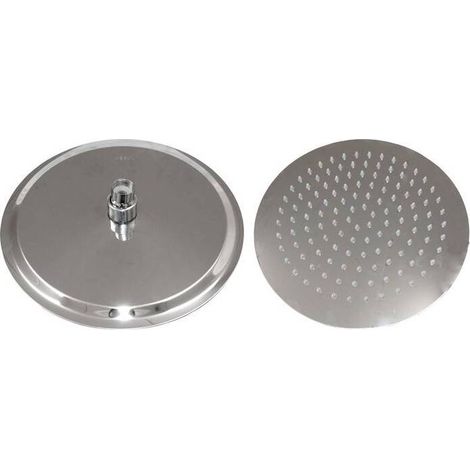 SOFFIONE DOCCIA INOX TONDO D 250 MM