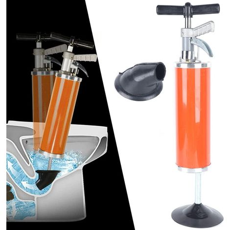 Saugglocke Abflußreiniger Toiletten Luftstößel Multifunktionale Reinigungspumpe 0.7MPa leistungsstarker Abfluss-Kolben Reinigungspumpe Für Rohrdurchmesser: 30-130mm Toilette, Bad, Dusche, Küche