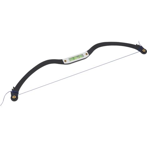 Règle de traçage horizontal à perles, règle professionnelle pour mesurer les sourcils avec ficelle pour microblading, noire (1/5)
