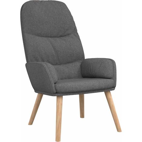 Maison Exclusive - Chaise de relaxation Gris clair Tissu (1/5)