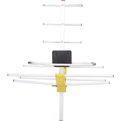 Antenne TV Numérique Extérieure HDTV Haute Gain Réception 80 Miles Fort Multi-directionnelle (1/5)