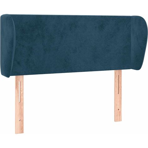 Maison Exclusive - Cabecero de terciopelo azul oscuro 93x23x78/88 (1/5)