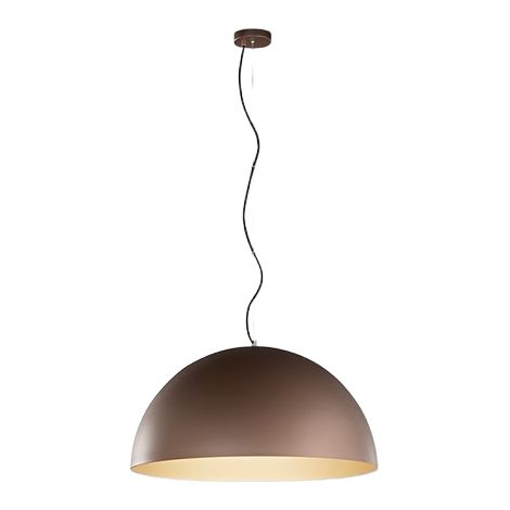 Suspension En Métal 10S48563, Finition Marron Métallisé Et Or Mat, 3X E27 Max 60W, Design Moderne Réglable En Hauteur - Produit Par Perenz. (1/3)