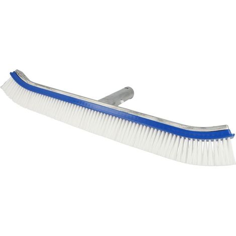 Brosse de piscine 45 cm/18'' plastique, courbé