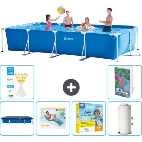 Rechteckiger Frame Pool - 450x220x84 cm - 7-teilig S135
