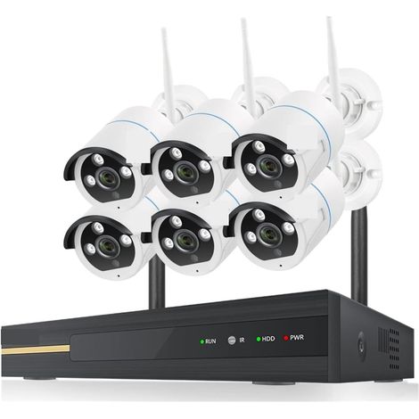 Système de caméra de sécurité à domicile 8CH système de vidéosurveillance sans fil 1536P 1080P NVR Wifi extérieur 3MP AI caméra IP 2 voies système de sécurité Audio vidéo Surveillance Ki ( Size : None (1/5)