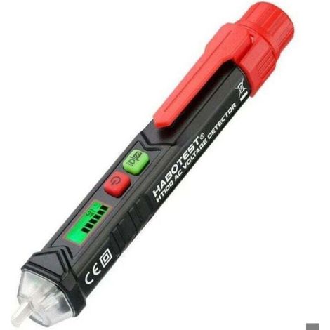 Testeur De Tension Sans Contact - Localisateur De Câble - 12 V À 1000 V - Pour Détection De Courant Et De Coupure - 1 Pièce (1/4)