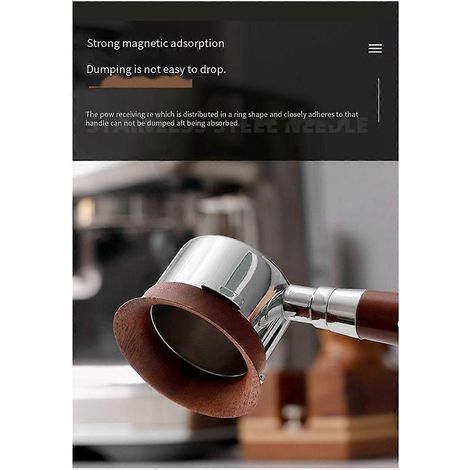 Kaffeedosiertrichter, Kaffeedosiertringe für Espressomaschine 8--