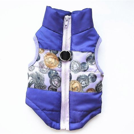 Ropa nueva para mascotas, conjunto para cachorros, chaleco, ropa cálida para perros pequeños, chaqueta de invierno a prueba de viento para mascotas, abrigo acolchado para chihuahua, ropa 21 (1/5)