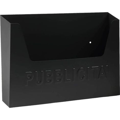 CASSETTA PORTAPUBBLICITA' 'ERICA' cm 35,5x8,5x H 26 - antracite