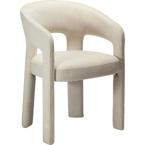 Splendor Esszimmerstuhl mit Armlehnen Bouclé beige. (1/5)