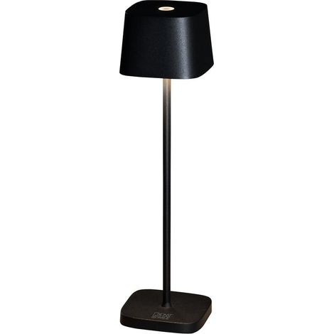 Konstsmide Capri lampada portatile nera per esterni