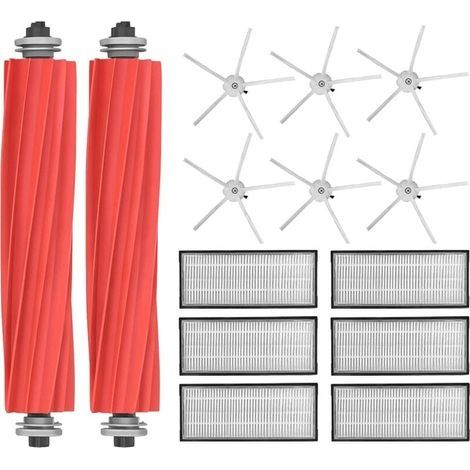 Ensemble Accessoires Roborock S7 MaxV Ultra S7 MaxV S7 Plus S7 Max S7 2 Brosses Principales 6 Filtres 6 Brosses Angle (1/4)