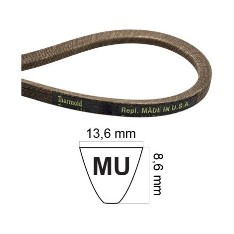 Correa para tractor de césped de KEVLAR COMPATIBLE MURRAY 037X77