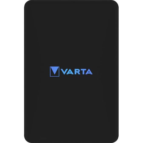 Varta 57903 Powerbank (batterie supplémentaire) 5000 mAh Magsafe, Qi Wireless Charging LiPo noir affichage du statut (1/2)