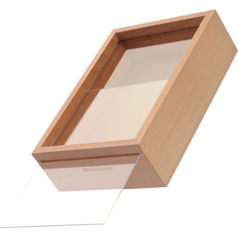 Tirelire Cadre Photo avec Fenêtre Transparente Bocal à Économies pour Adultes Boîte à Pourboires (1/5)