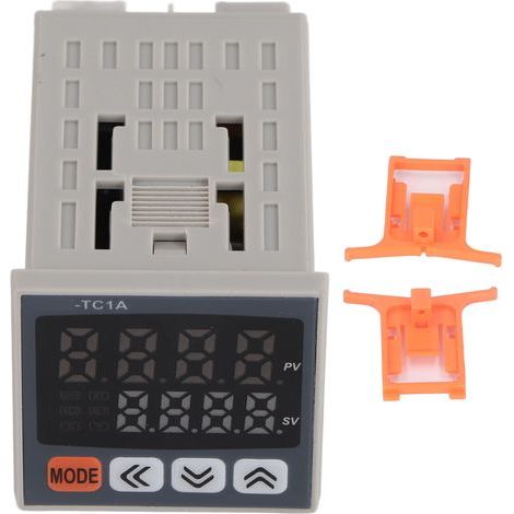 BERM PID régulateur de température numérique Intelligent 2 sorties Thermostat 48x48mm 100ACV-240ACV