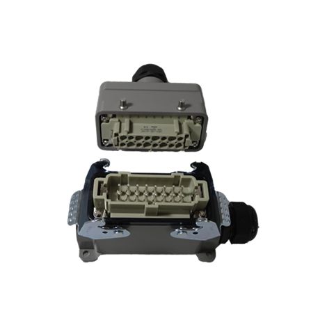 Connecteur multi broche M+F prise haute droite 16 broches CMB16TTDH010