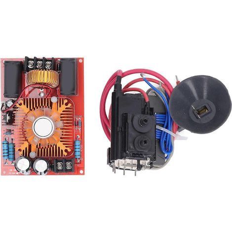 ZVS-Spulentreiberplatine, Nullspannungsschalt-Treiberplatine, Flyback-Spulenheizmodul mit Lüfter DC12 3