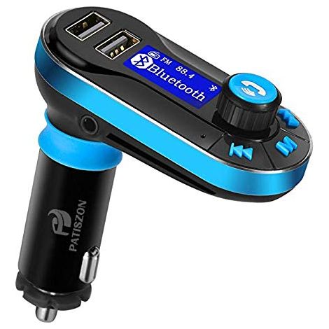 Transmetteur FM Bluetooth voiture sans fil mains libres lecteur MP3 adaptateur radio GROOFOO (1/5)