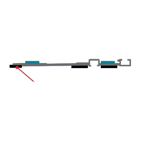 Bande antidérapante de rail de guide Makita 3 0 m