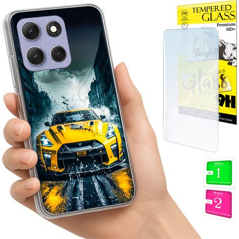 Funda para Motorola Moto G86 Power, carcasa trasera con foto y cristal 9H. (1/5)