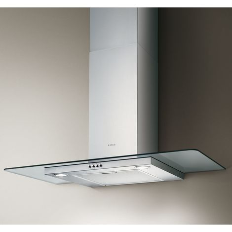 Elica Flat Glass Plus IX/A/90. Potenza massima di estrazione: 619 m³/h, Tipo di estrazione: Aspirante, Classe di efficienza dinamica del fluido: A. Tipo: Cappa aspirante a parete, Colo... - PRF0097368
