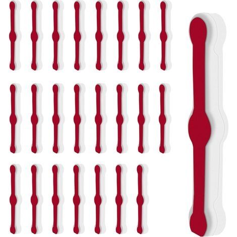 Fenêtre Clip pour moustiquaires, 24 Boucles de Fixation pour fenêtre d'écran, Fenêtre Montage Boucle Pas De Perçage pour Cuisine Balcon Porte Moustiquaire Résistante Aux Insectes, Blanc (1/5)