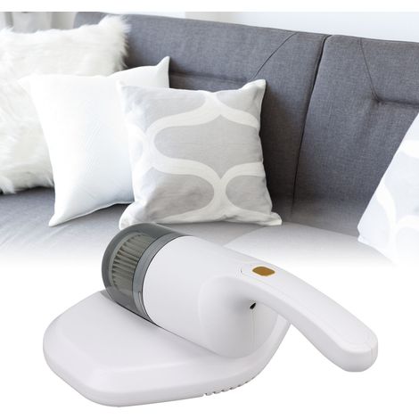Aspirateur anti-acariens portatif ABS 50 W 7,4 V 2400 mAh, boîte de rangement pour poussière de 200 ml, pour oreillers et vêtements (1/5)