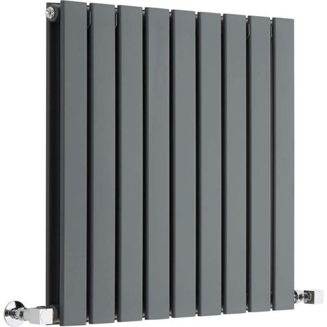 Double Flat Panel Radiator Anthracite 600mm High 748mm Wide