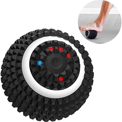 Balle de massage vibrante - Non spécifié - 100x100x125mm - ABS + silicone - Couleurs variées (1/5)
