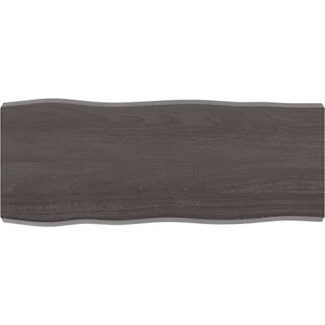 Dessus de table, Plateau De Table bois chêne massif traité bordure assortie LKF75787 (1/4)