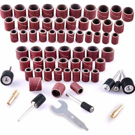 NALOOKAMIC Accessoires de machine de levage de meulage électrique combinaison meulage, polissage et coupe ensemble d'anneaux de sable 531PC Ikodm (1/3)